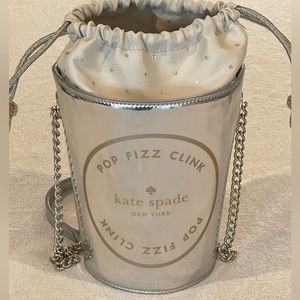 Kate Spade champagne bucket bag